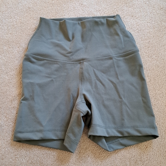 Reflex Active Shorts 2 Pack Green Brown Size XS High Waisted Stretch Shorts New! - Picture 13 of 16